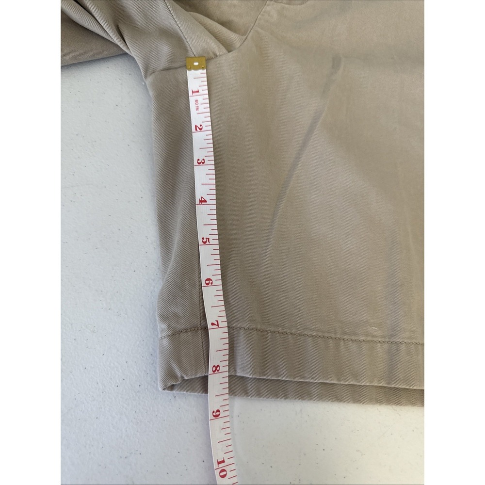 Nautica Deck Shorts Mens 33W Khaki Tan Classic Fit Cotton Casual Chino - Picture 6 of 11
